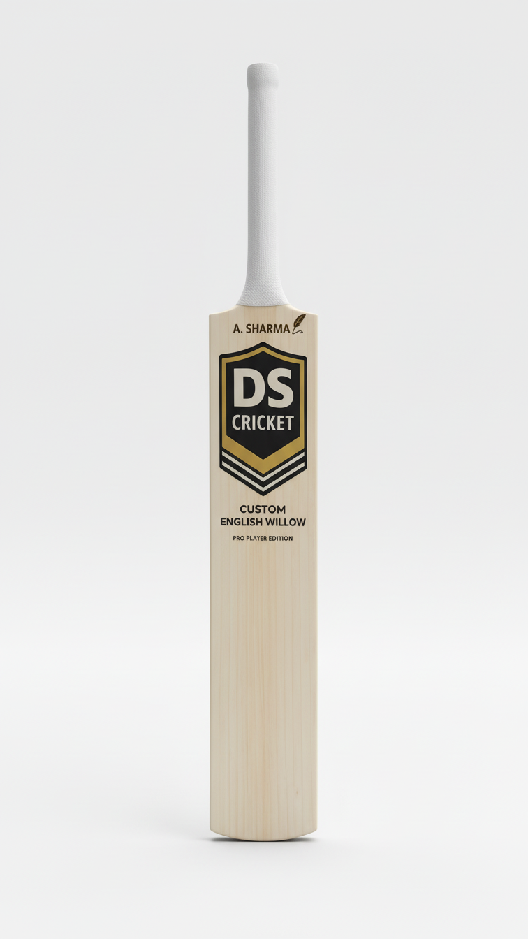 DS Cricket Bat - Front View
