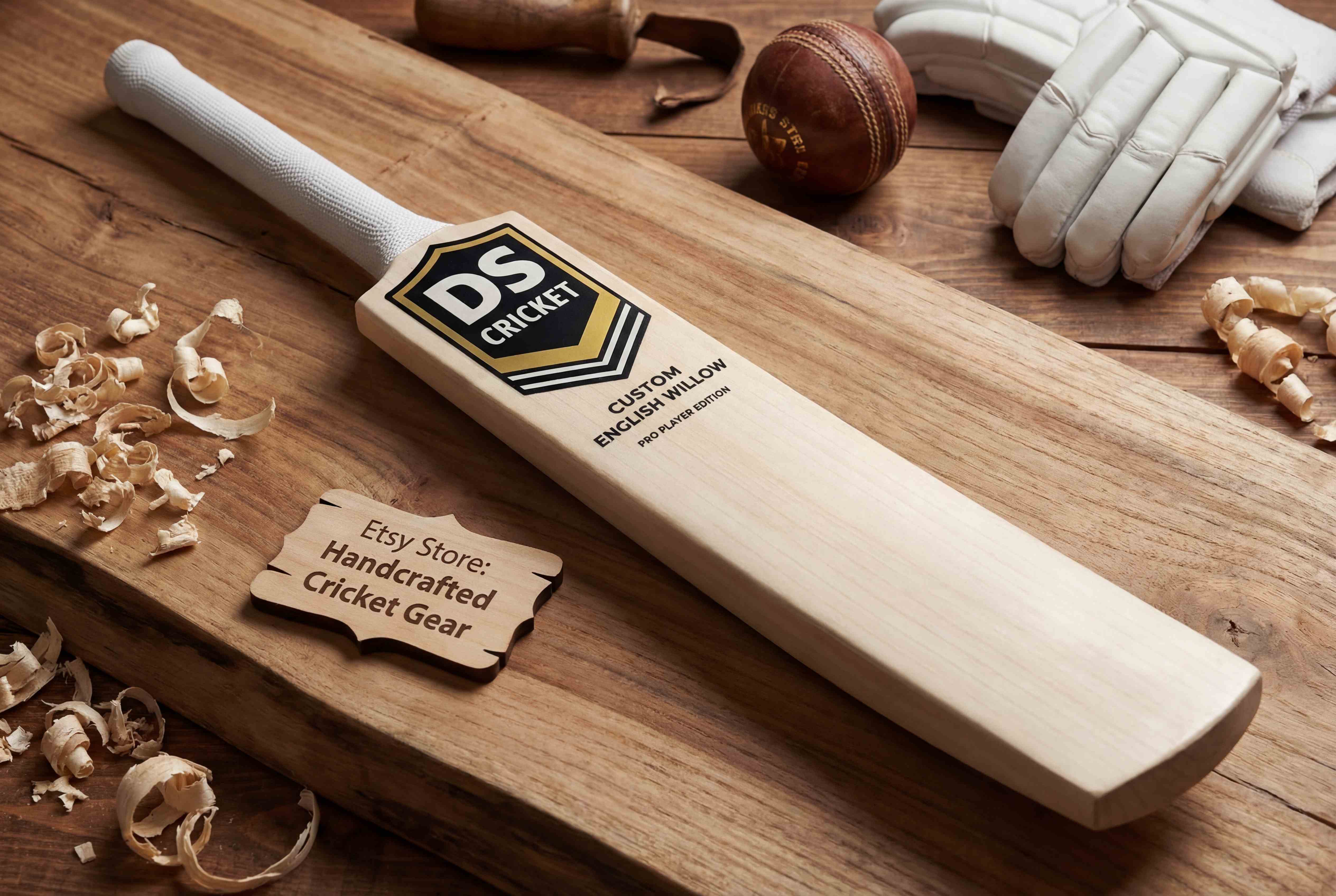 DS Cricket bat with crafting tools